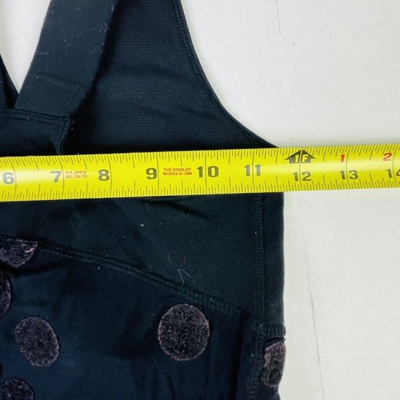 Lululemon Dance TOP Velvet Ghost Polka Dots Razorback Pullover Women's 2* RARE! - Picture 5 of 10